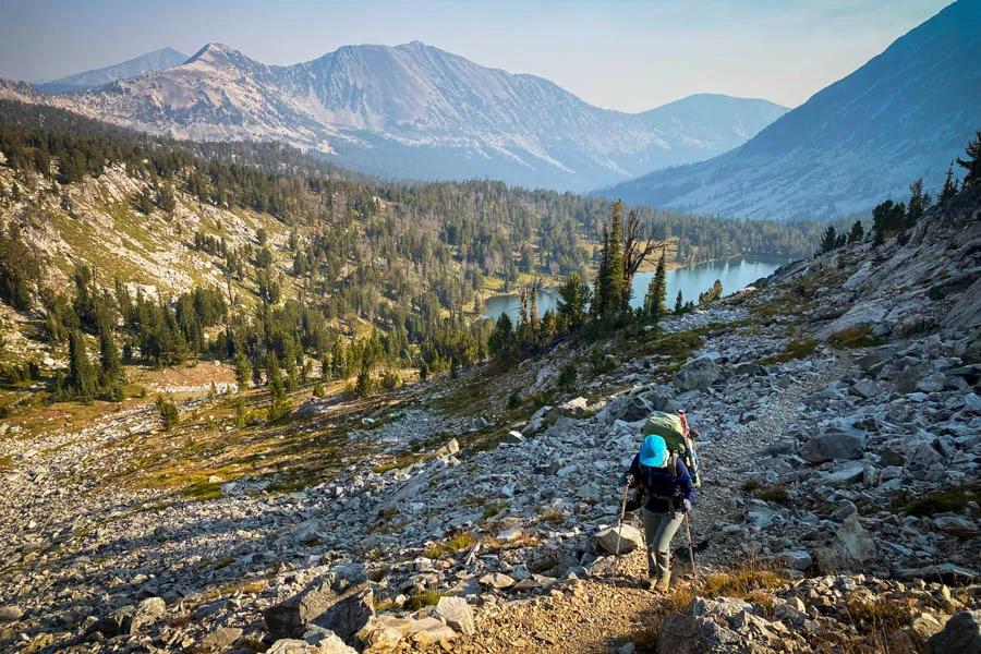 Fly fishing on pristine Montana river